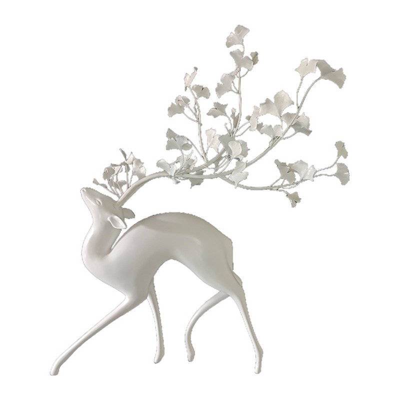 Gardening Tools Sketch - Geyik heykeli metal ginkgo biloba geyik