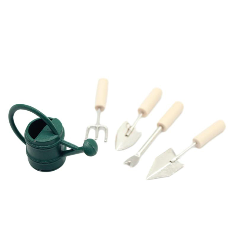 Gardening Tools Toys - 1:12 Dollhouse minyatür bahçe aracı sulama
