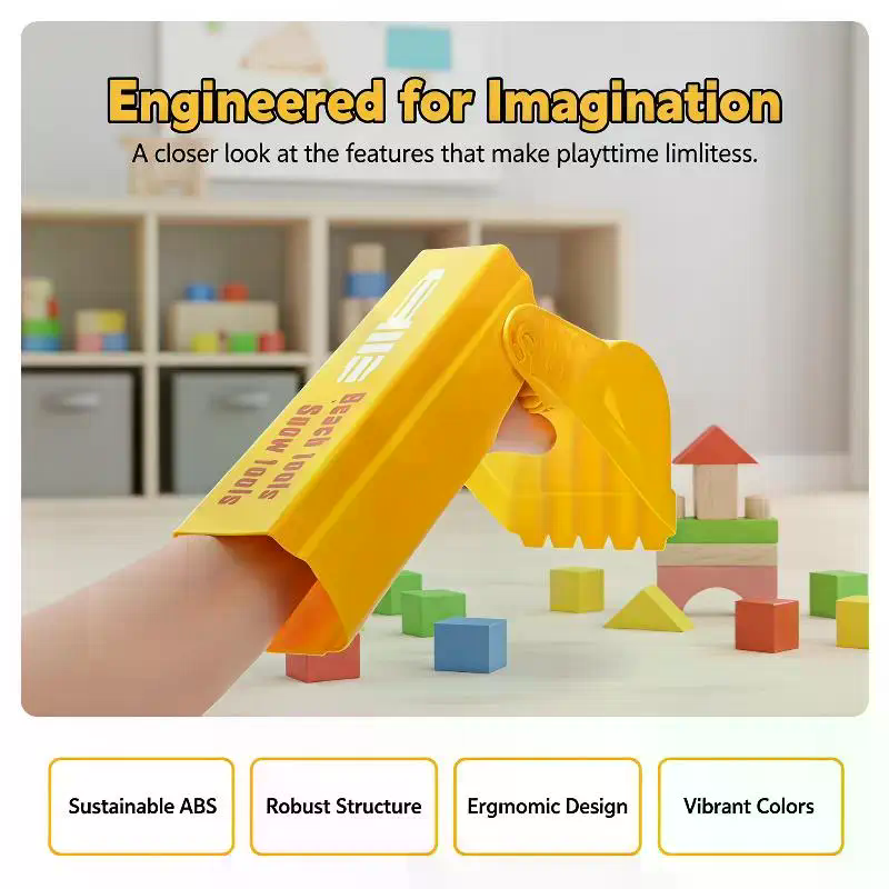 Gardening Tools Toys - Pro Kum Kar Küreği Canlı Turuncu