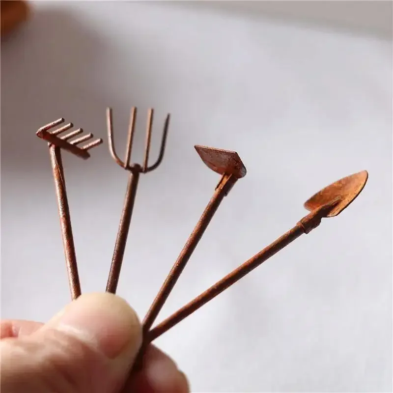 4 adet/paket minyatür bahçe al - Gardening Tools Toys incelemesi ve fiyatı