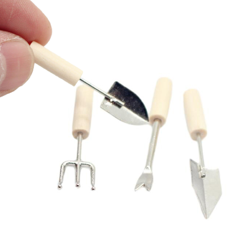 1:12 Dollhouse minyatür bahçe  - Gardening Tools Toys incelemesi ve fiyatı