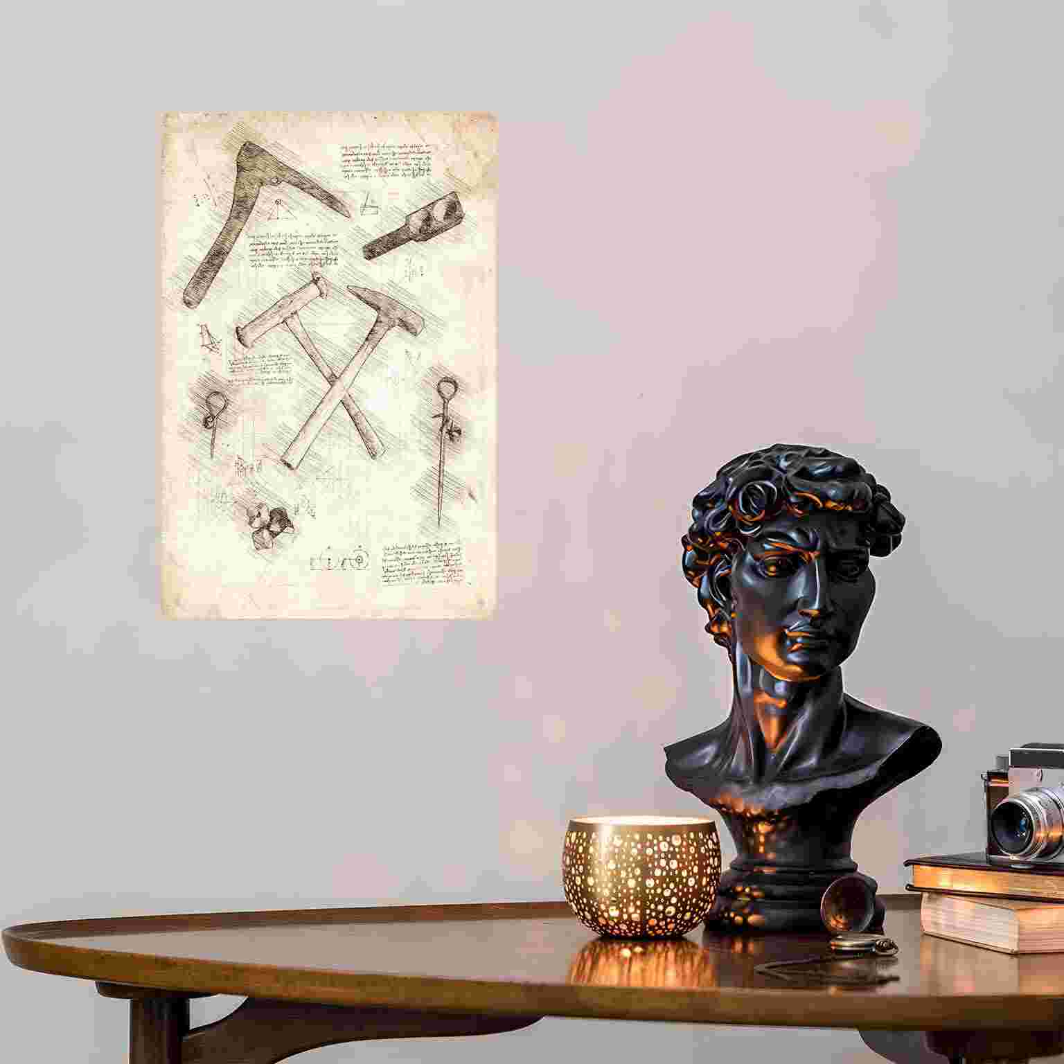 2D DÜZ 1 adet Vintage Çekiç Al - Gardening Tools Sketch incelemesi ve fiyatı