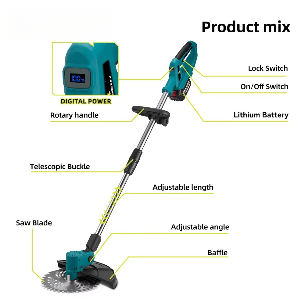 4000W Elektrikli Çim Biçme Mak - Gardening Tools Lawn Mower incelemesi ve fiyatı