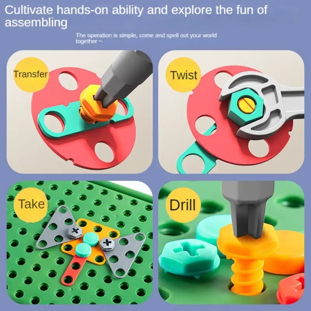 450 Adet Çocuk STEM Matkap Set - Gardening Tools Toys incelemesi ve fiyatı