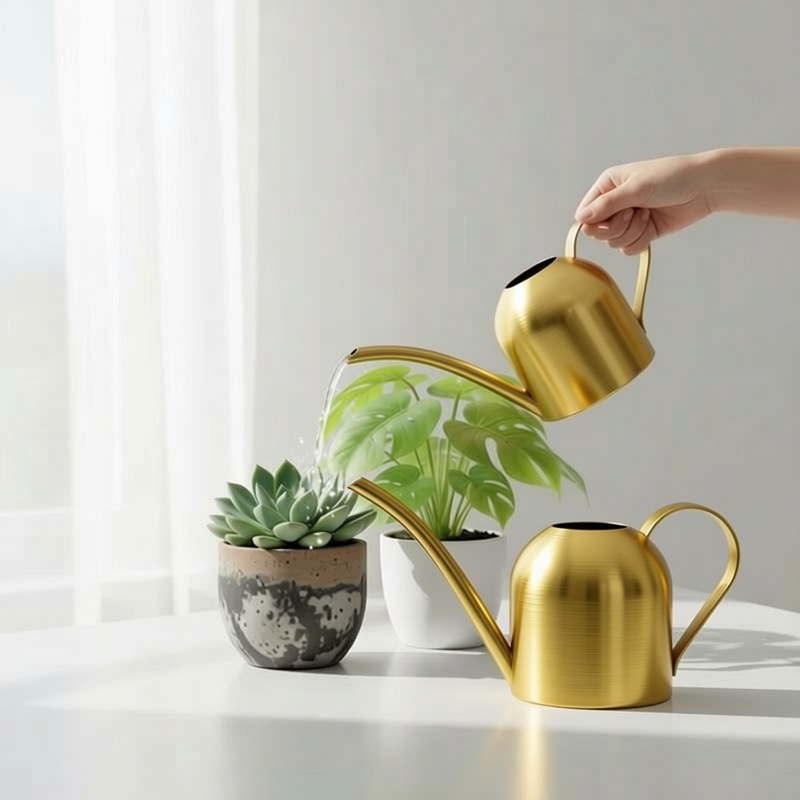 1 adet Paslanmaz Çelik sulama  - Watering Can Long Spout incelemesi ve fiyatı